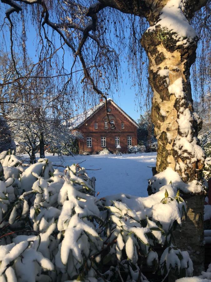 Gut Strackholt Fewo Seemannsgarn Grossefehn Bagian luar foto